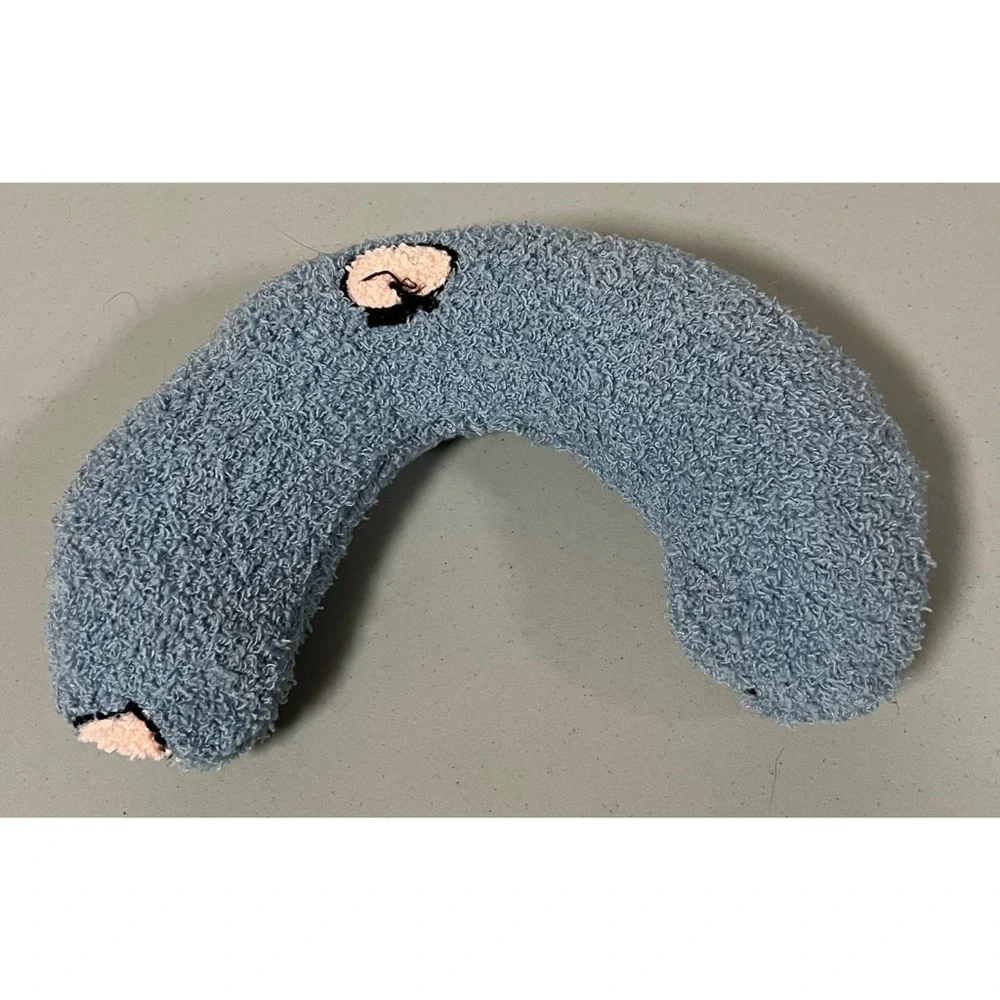Gray Grey Fuzzy Peach Fruit Pet Pillow for Cats Dogs Pets 🍑✨ #peach #pillow